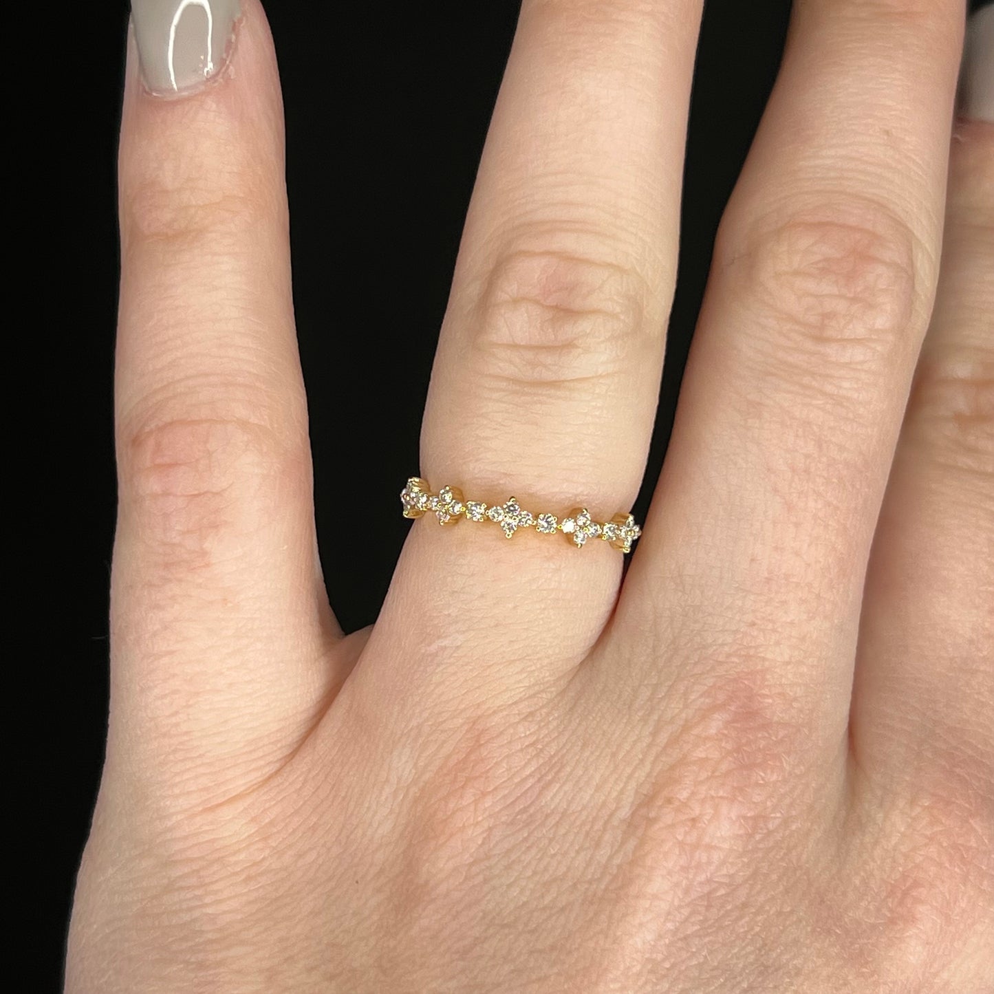 .17 Round Diamond Wedding Band in 14k Yellow Gold