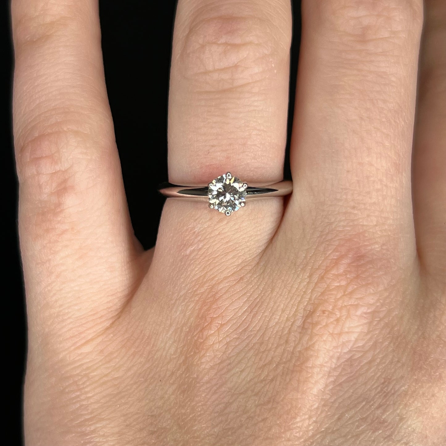 .62 Solitaire Diamond Engagement Ring in Platinum