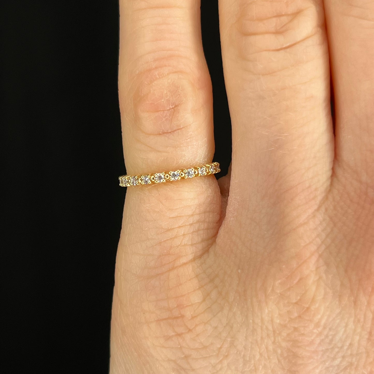 .20 Round Diamond Wedding Band in 14k Yellow Gold