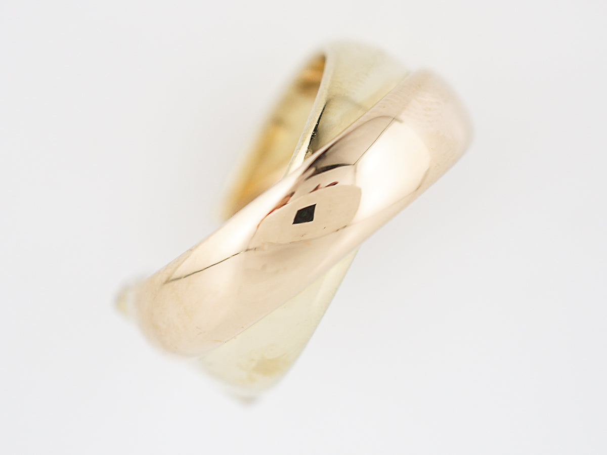 Modern Earrings in 18K Yellow Gold