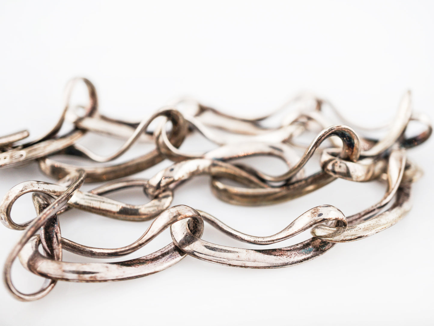 Modern Necklace Georg Jensen Chain in Sterling Silver