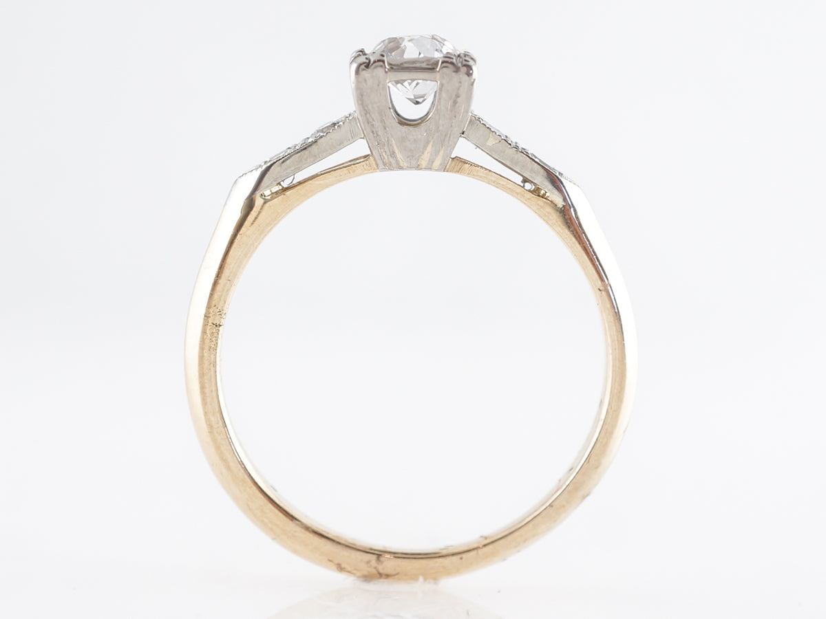 Retro Old European Diamond Engagement Ring in 14k
