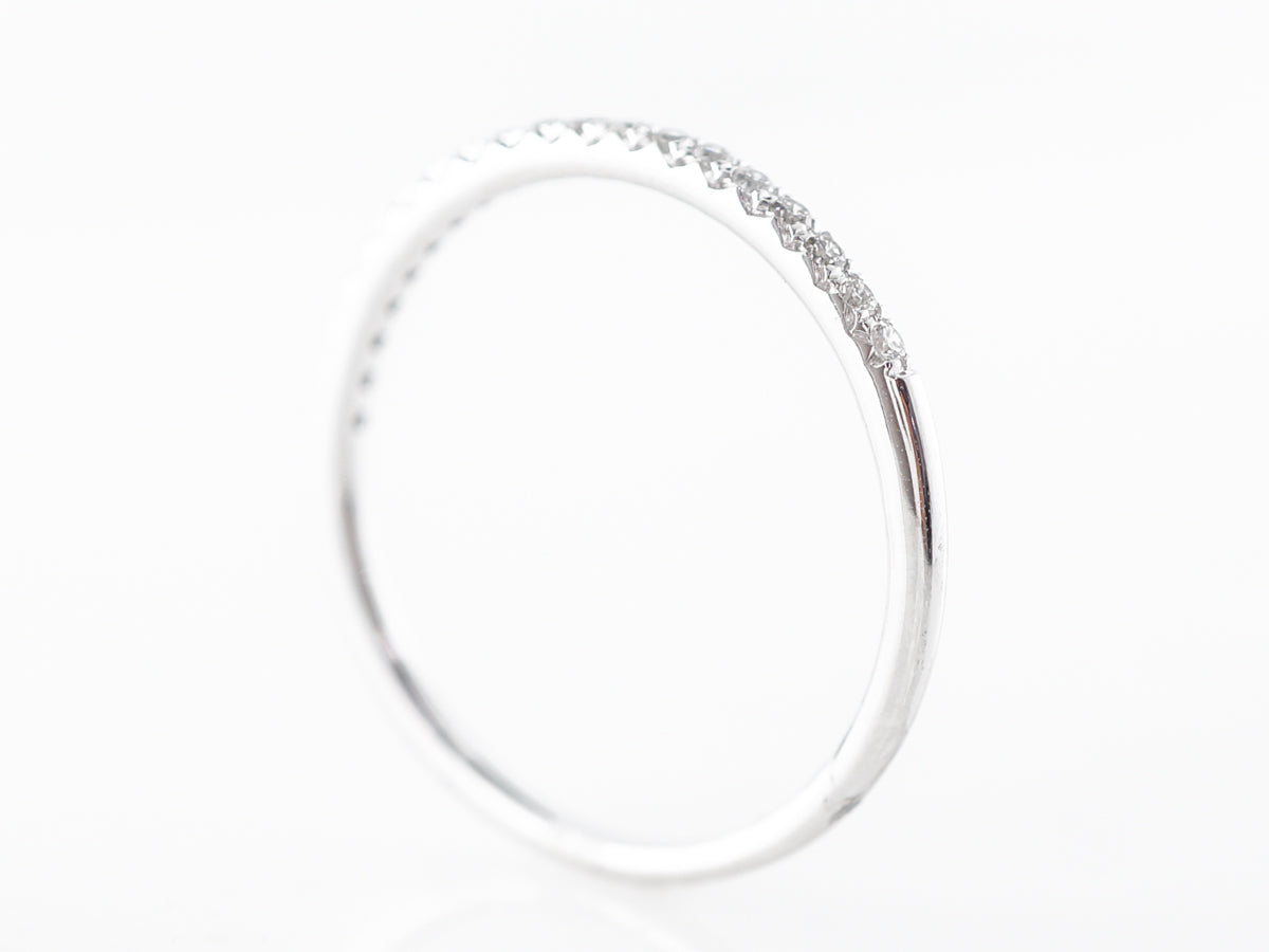 .14 Carat Diamond Wedding Band 14k White Gold