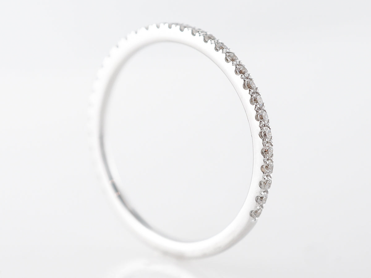 .24 Carat Diamond Wedding Band in 14k White Gold