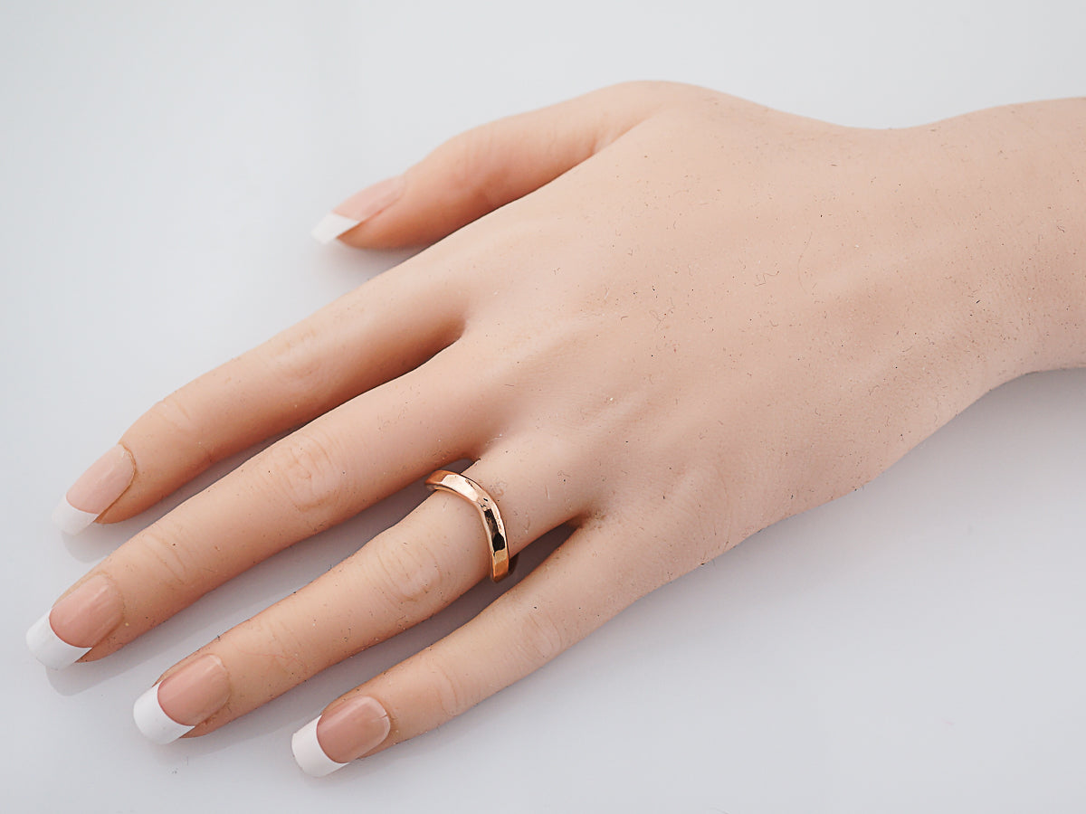 Right Hand Ring Modern in 18k Rose Gold