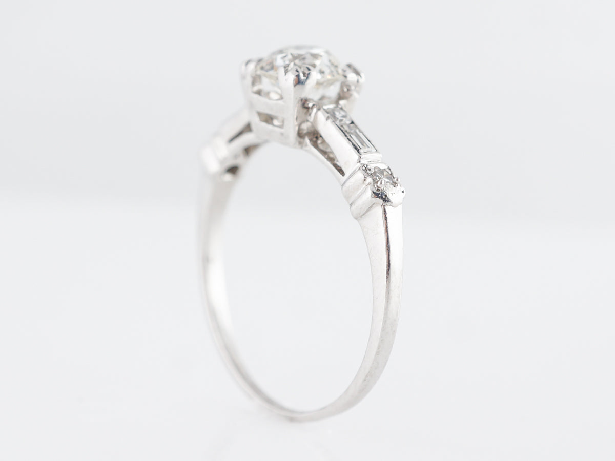 Vintage 1930's Wedding Set in Platinum