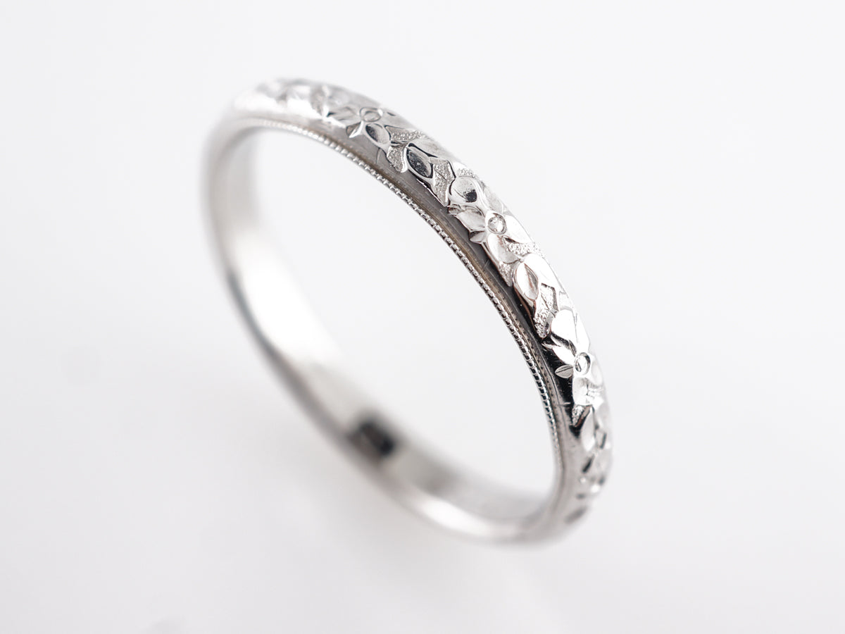 Vintage Belais Brothers Men's Wedding Band in 18k