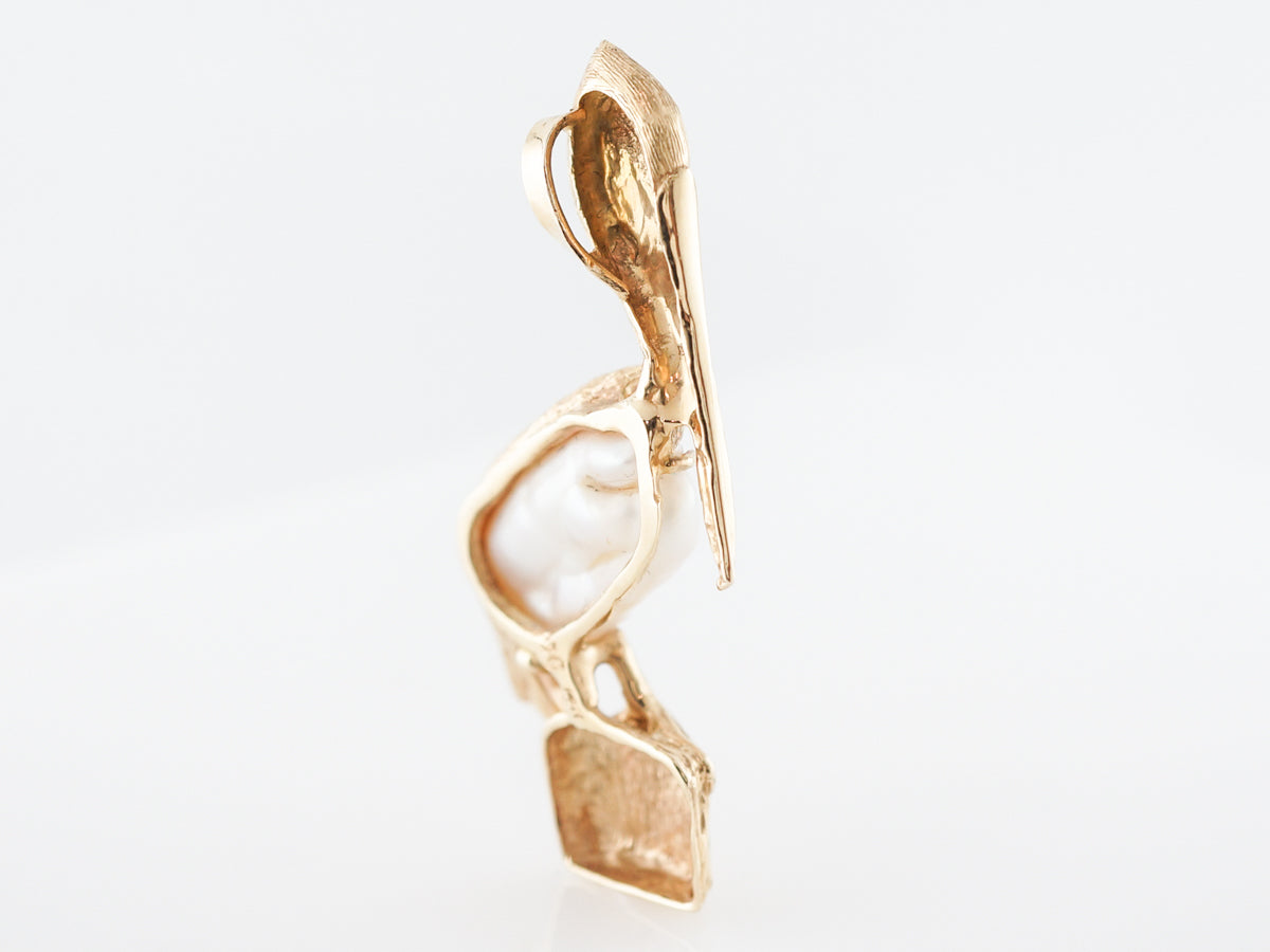 Vintage 1950's Mid-Century Pelican Pendant