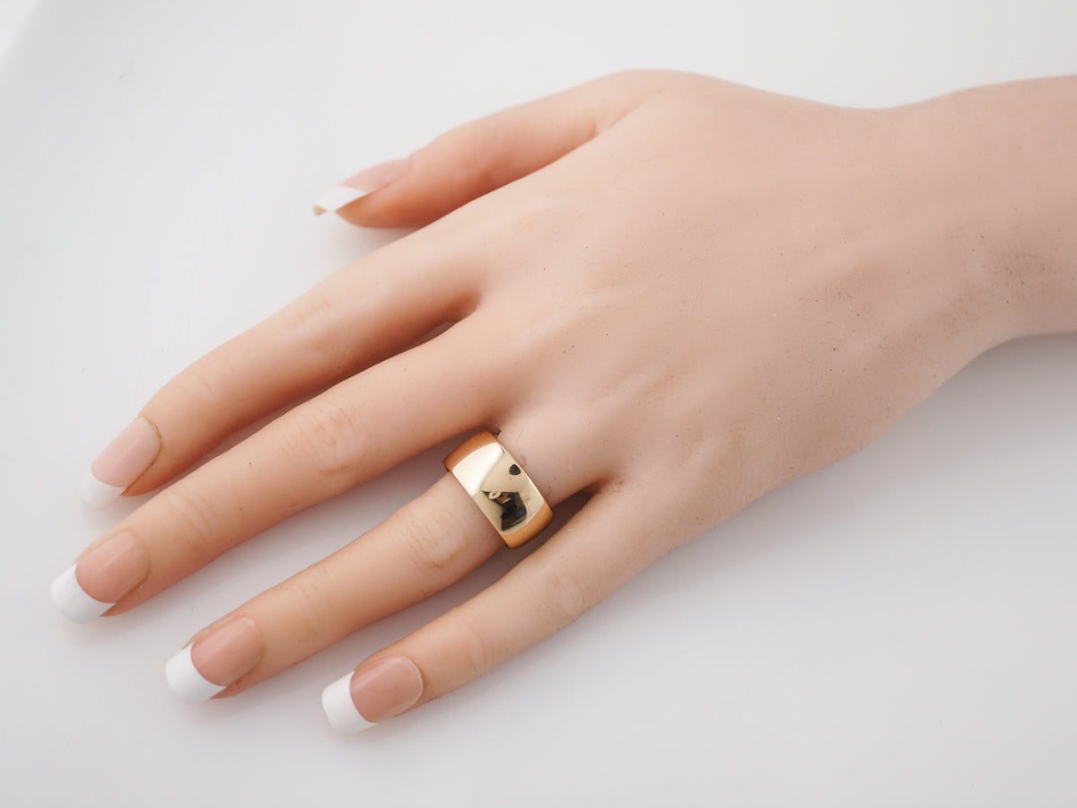Vintage Right Hand Ring Mid-Century in 14k Yellow Gold