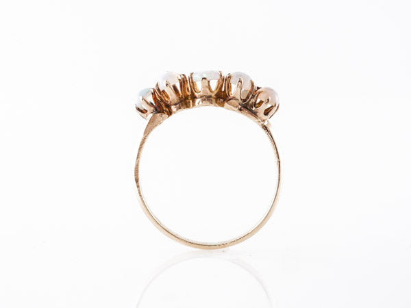 Vintage Victorian Opal Ring 14k Yellow Gold