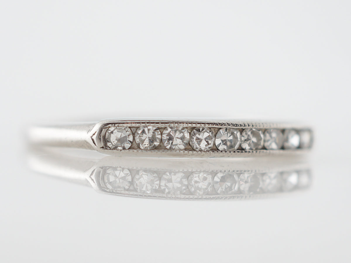 Vintage Right Hand Ring Victorian Seed Pearls in 14k Yellow Gold