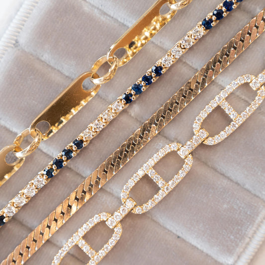 Bracelet Styling: Bangles, Diamond, & Tennis Bracelets