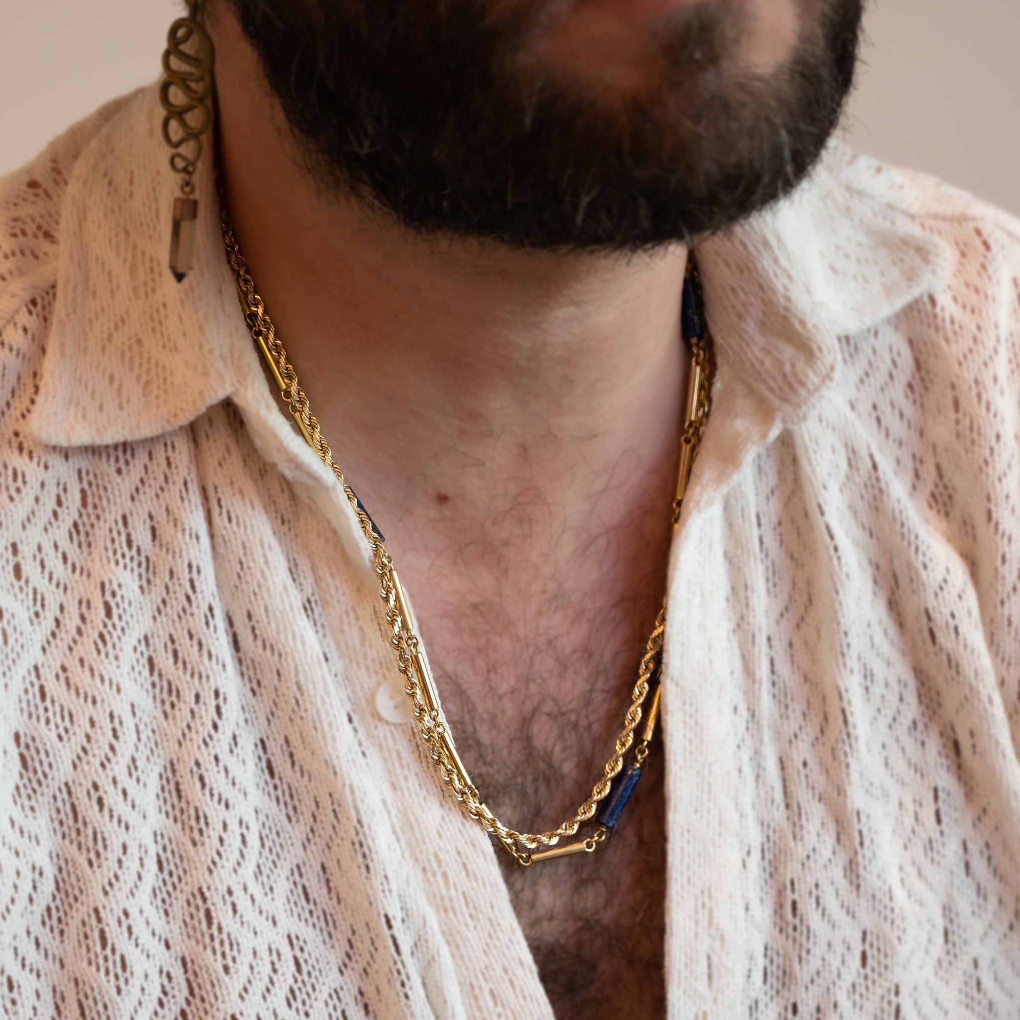 Chain layering men online