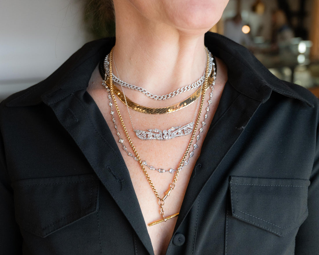 How to Create Depth by Layering Necklaces