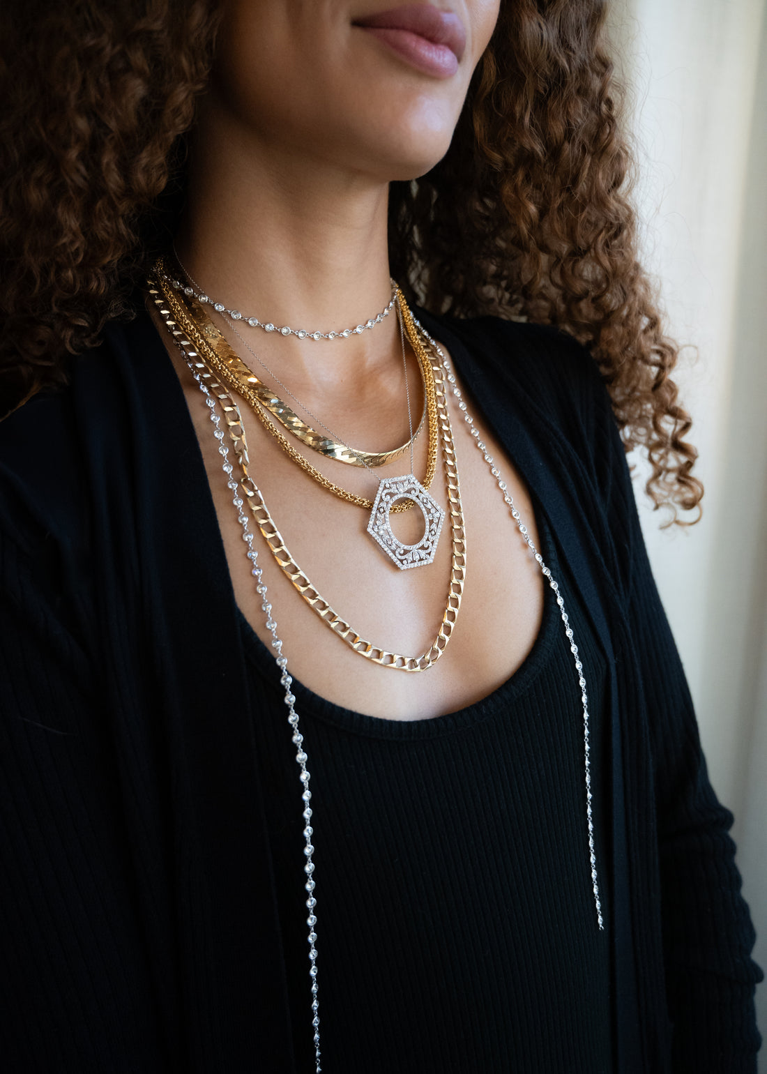 Diamond Necklaces: Layering & Styling Ideas