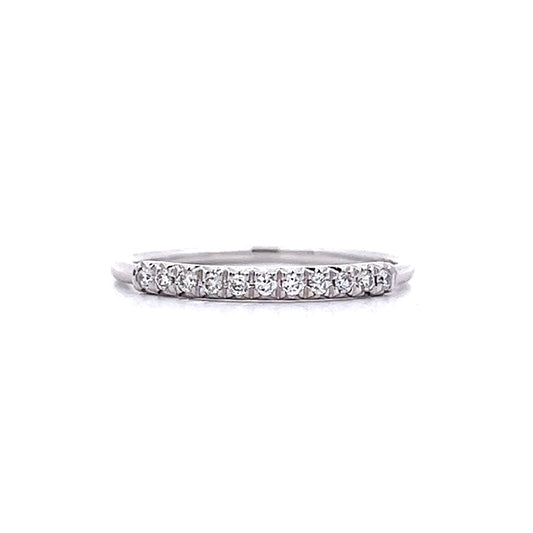 .11 Classic Diamond Wedding Band in 14k