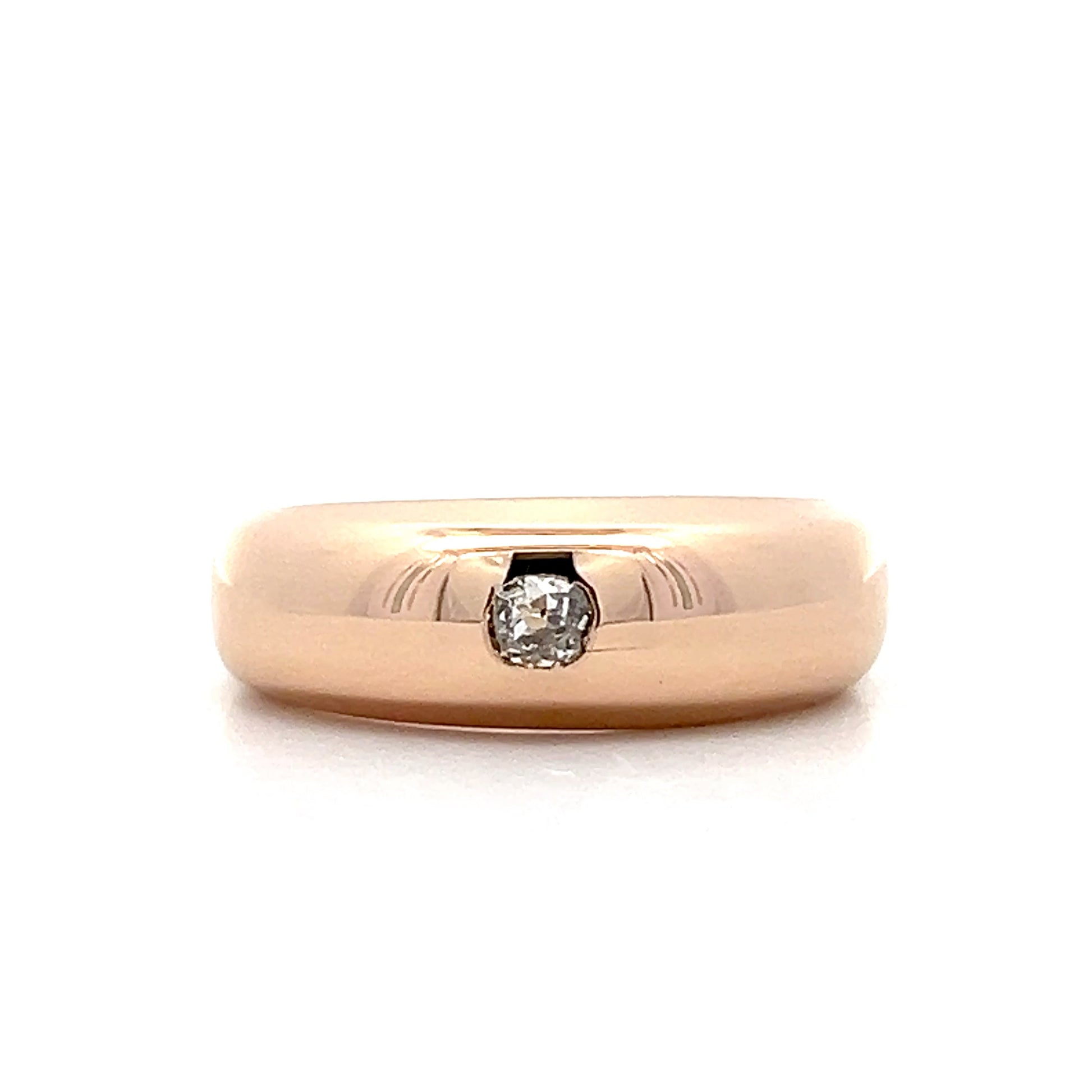 .14 Victorian Antique Mine Diamond Ring in 14k