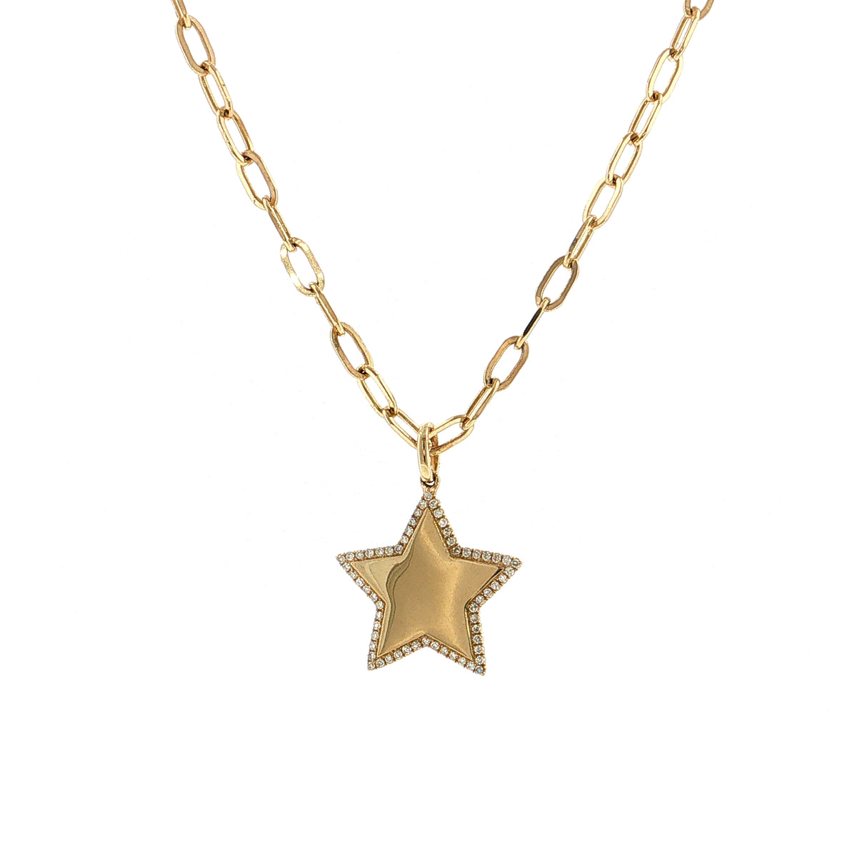 .17 Single Cut Diamond Pendant Necklace 14k