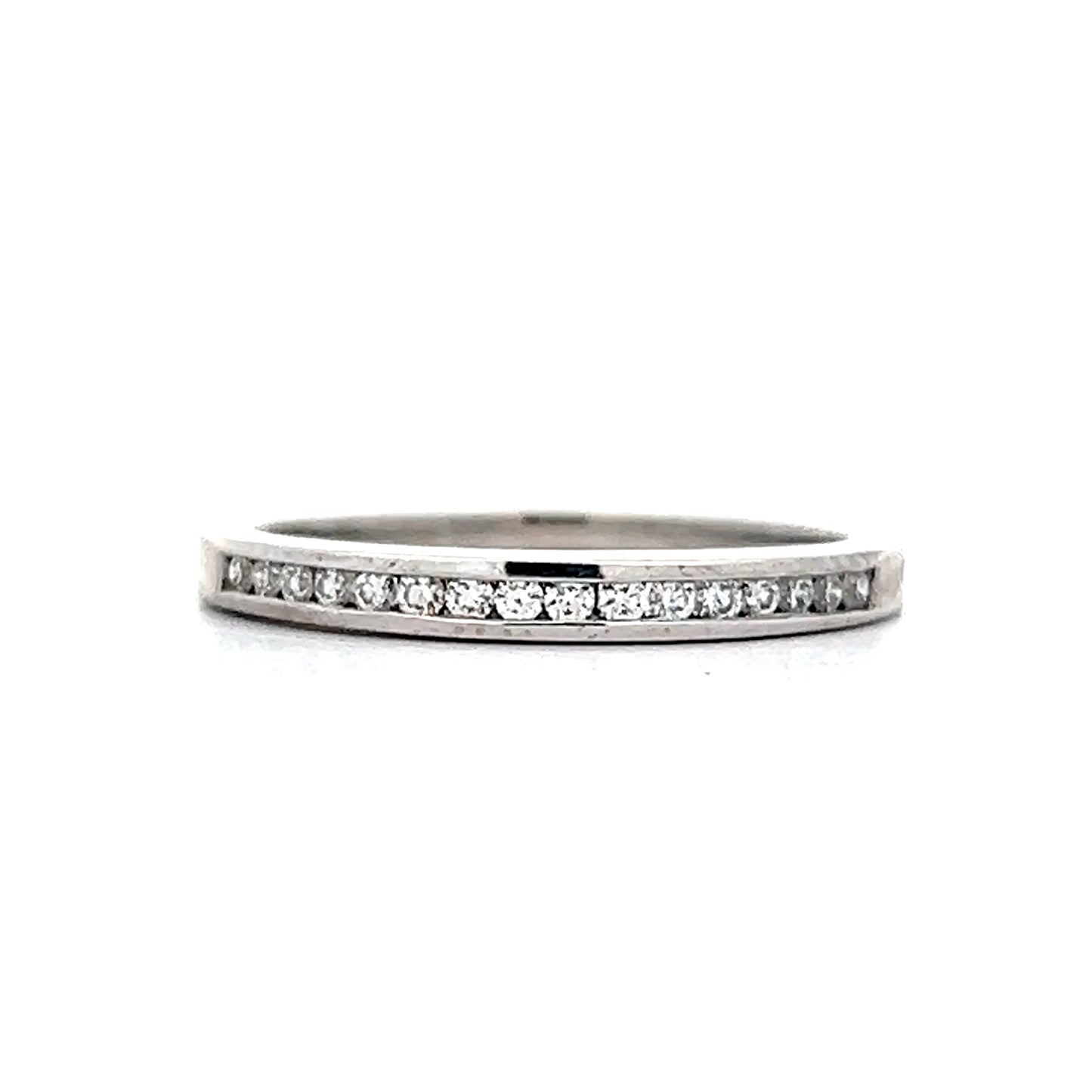 .20 Channel Set Diamond Wedding Band in 18k