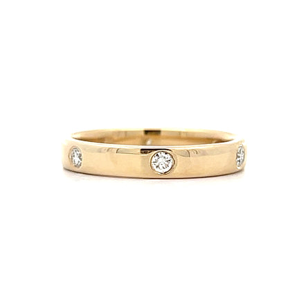 .23 Bezel Diamond Eternity Wedding Band in 14k