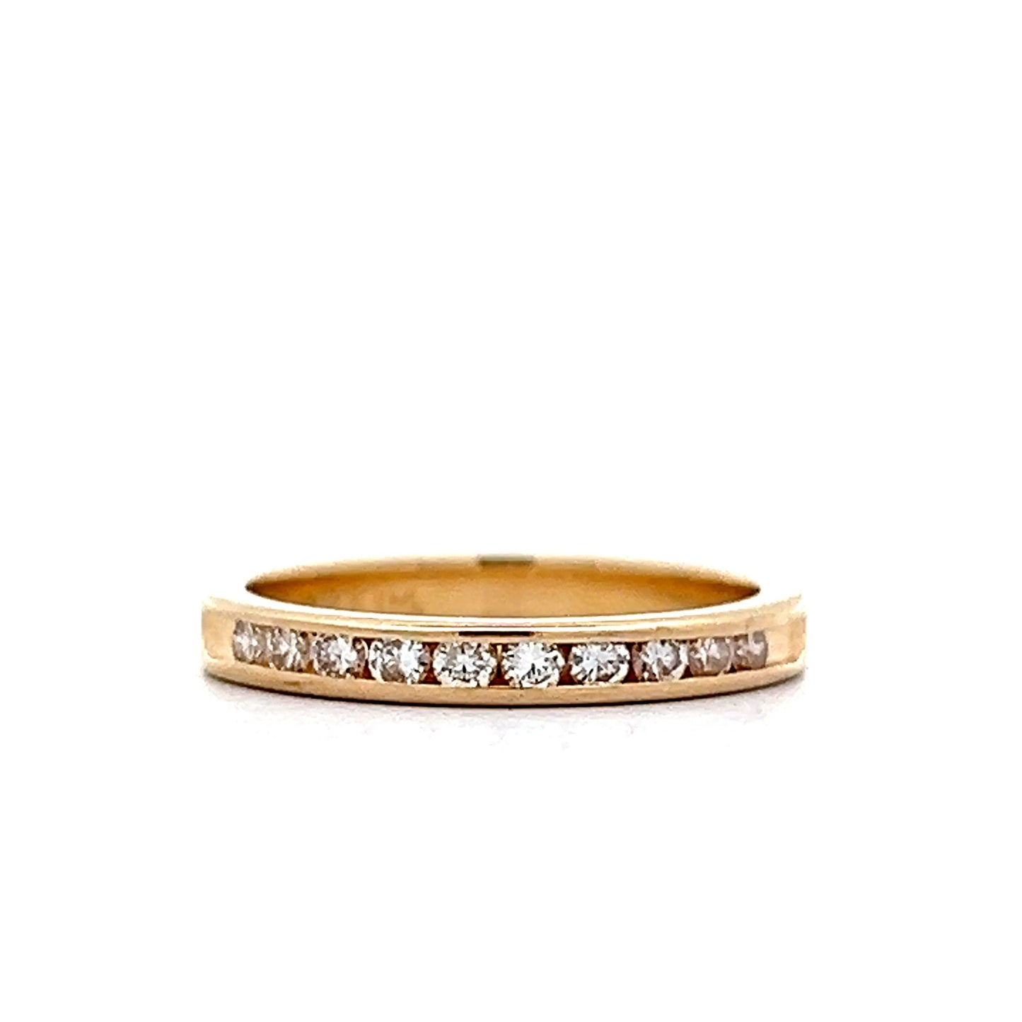 .25 Channel Set Diamond Band in 14k Yellow Gold