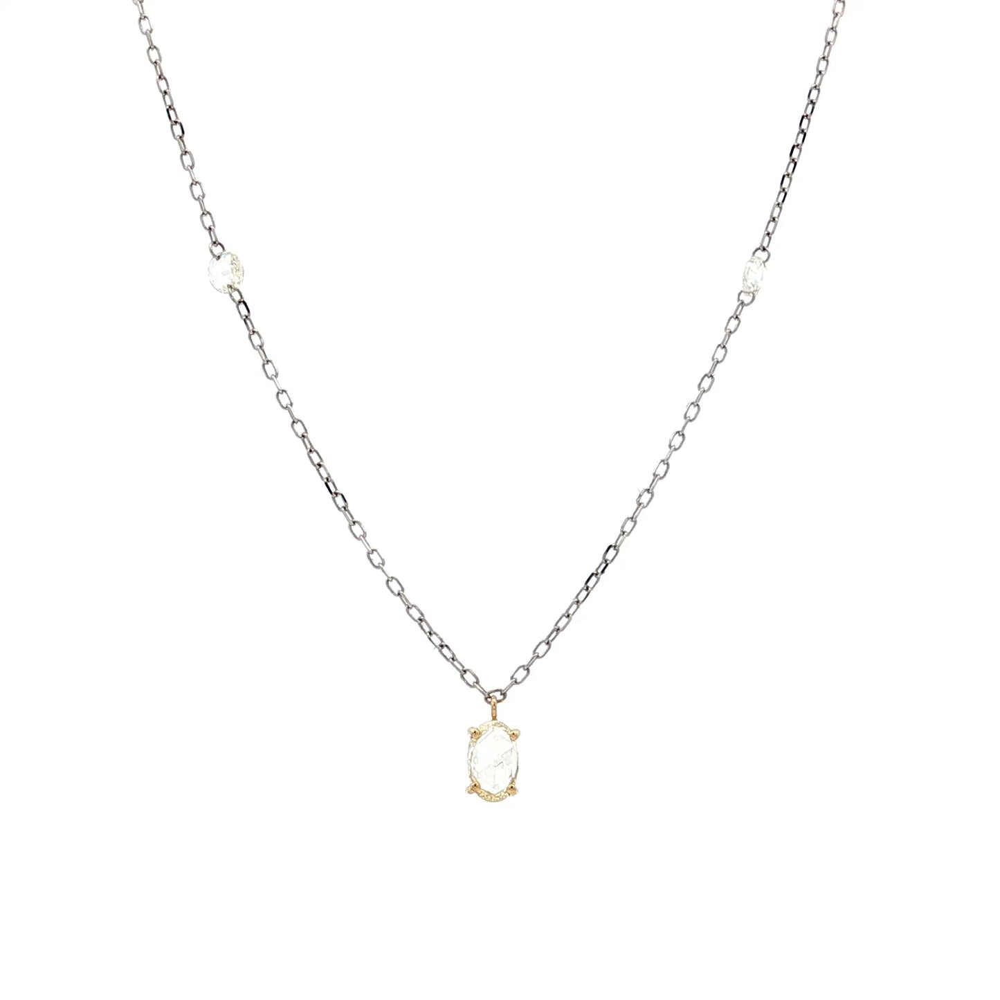 .27 Pear Diamond Pendant Necklace in 18k