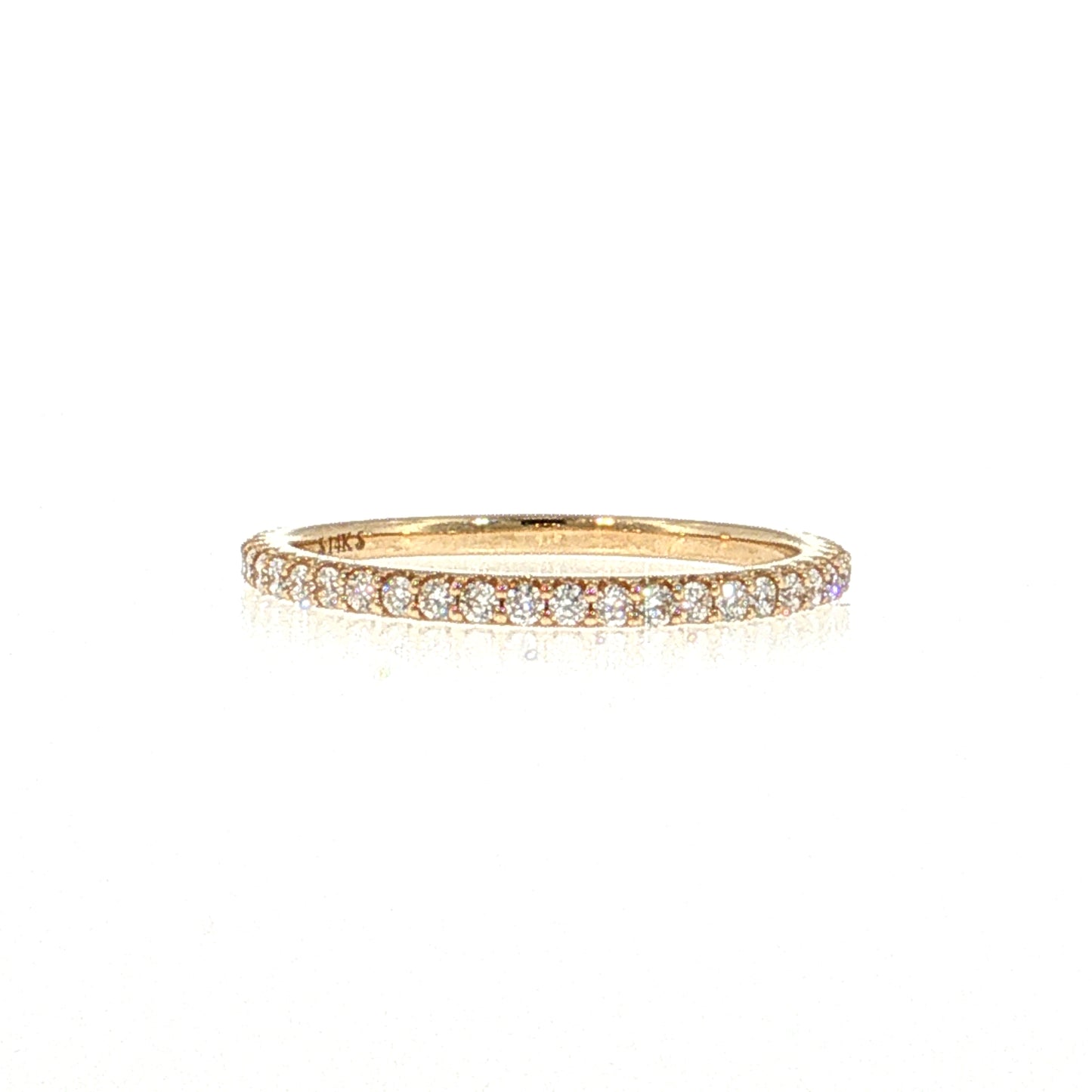 .29 Diamond Half-Eternity Wedding Band 14k