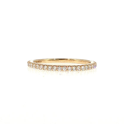 .29 Diamond Half-Eternity Wedding Band 14k