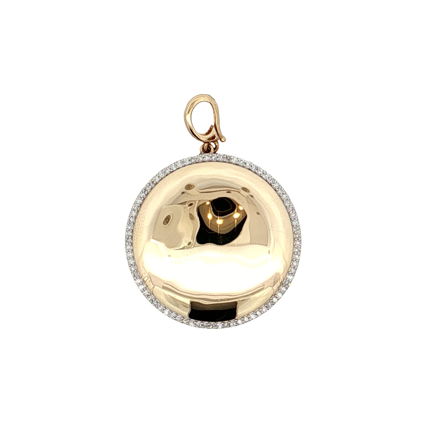 .30 Single Cut Diamond Pendant in 14k Yellow Gold