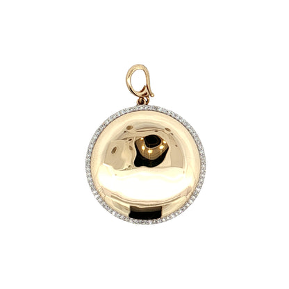 .30 Single Cut Diamond Pendant in 14k Yellow Gold