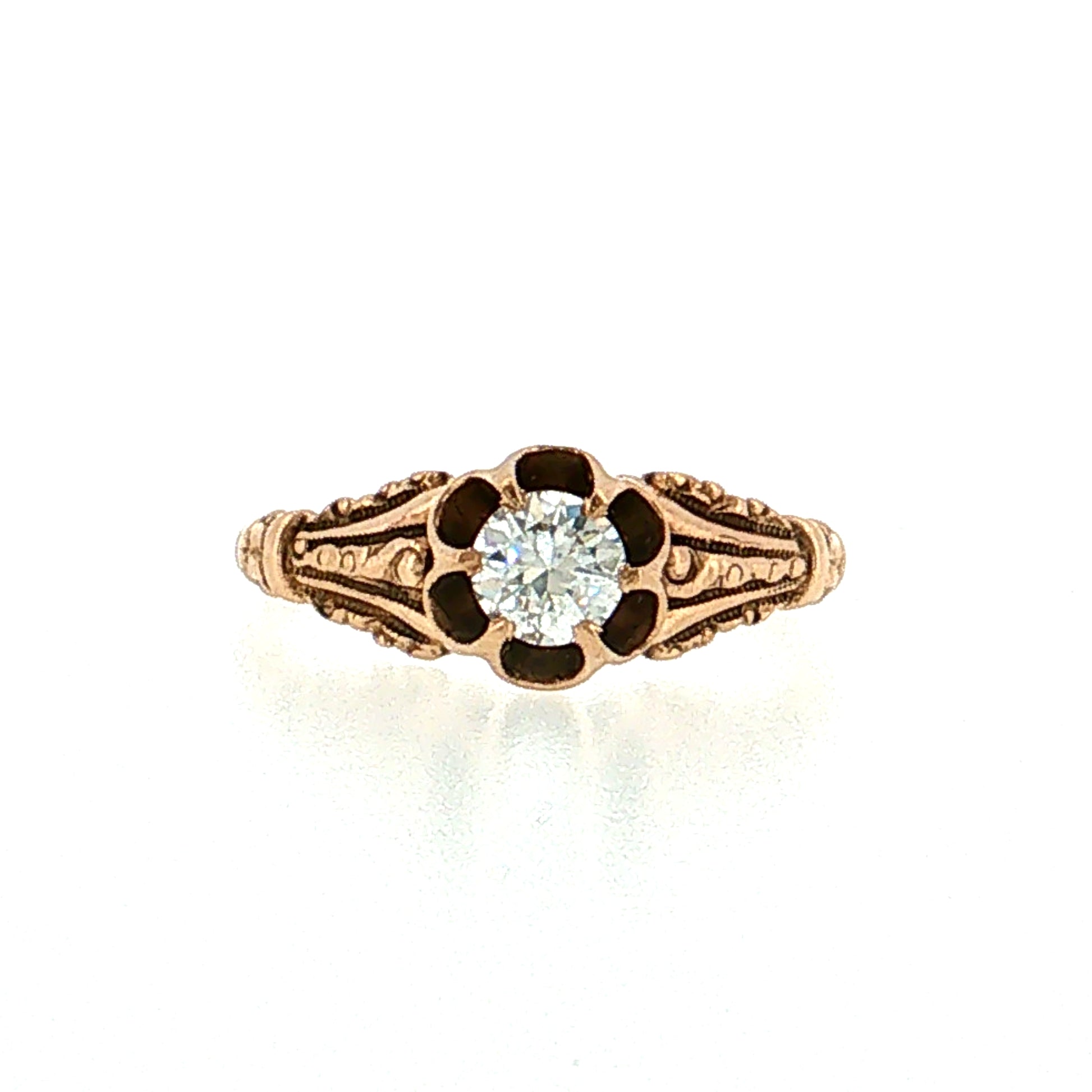 .32 Antique Victorian Diamond Engagement Ring 14k