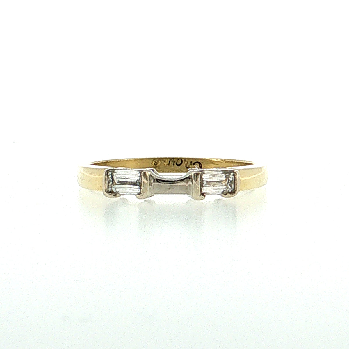 .32 Baguette Diamond Stacking Ring 18k