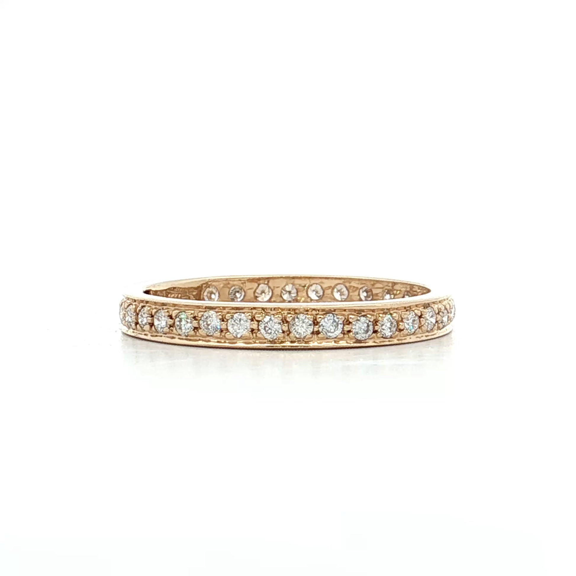 .35 Brilliant Diamond Eternity Band 14k Yellow Gold