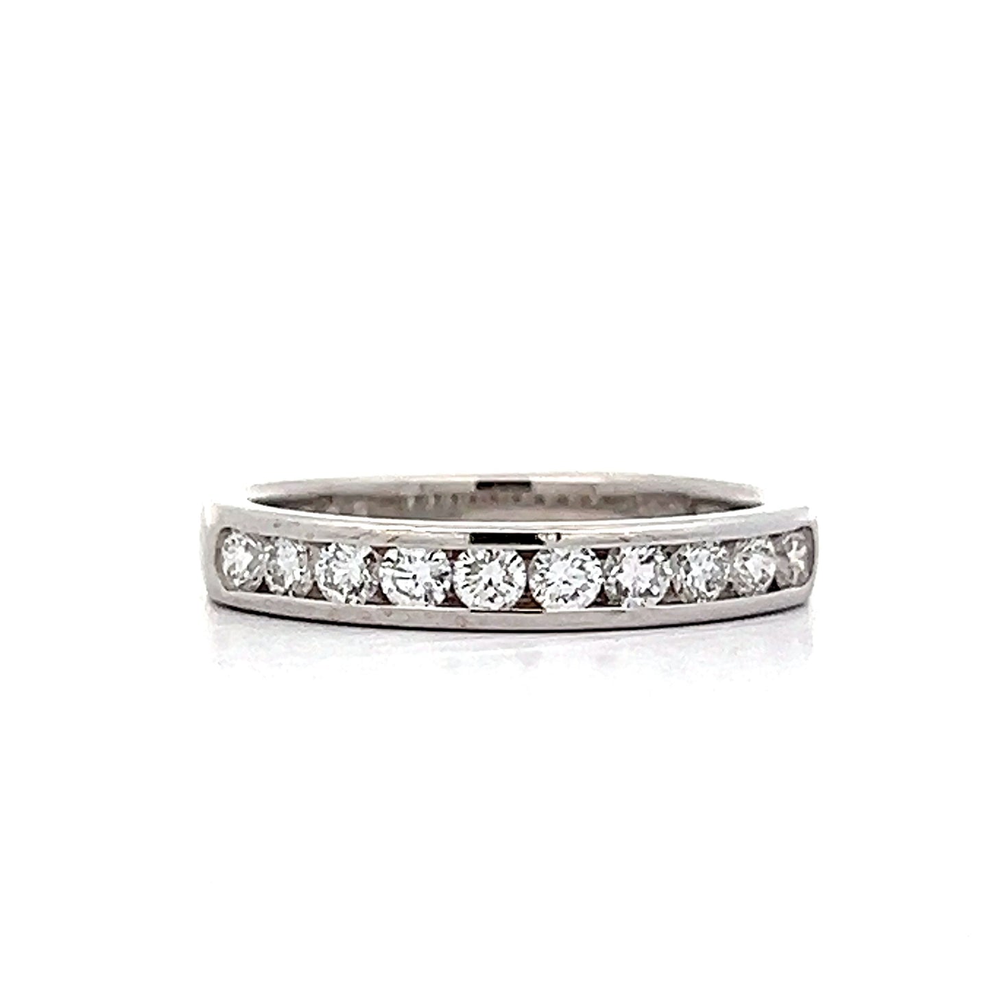 .40 Channel Diamond Wedding Band in 14k