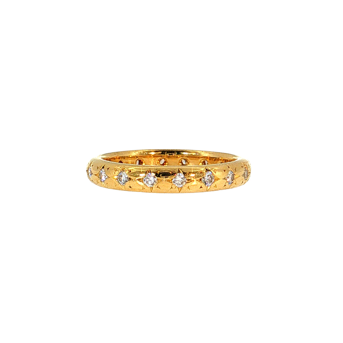 .43 Caroline Ellen Diamond Eternity Band 20k Yellow Gold