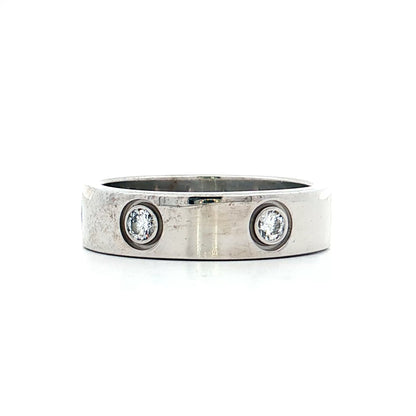 .46 Diamond Cartier Love Ring 18k White Gold
