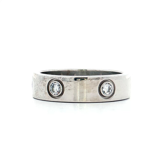 .46 Diamond Cartier Love Ring 18k White Gold