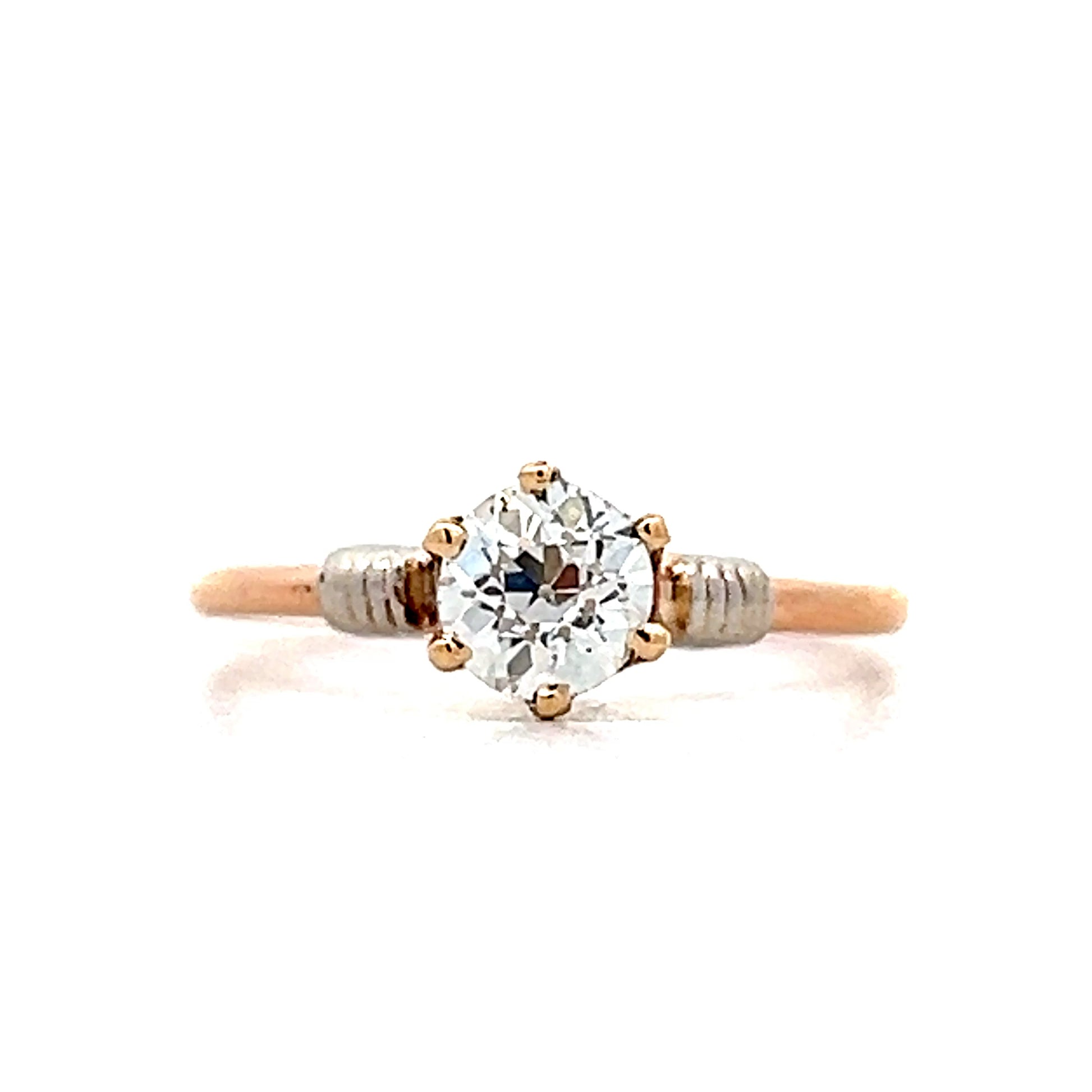 .50 Vintage Victorian Diamond Engagement Ring 14k