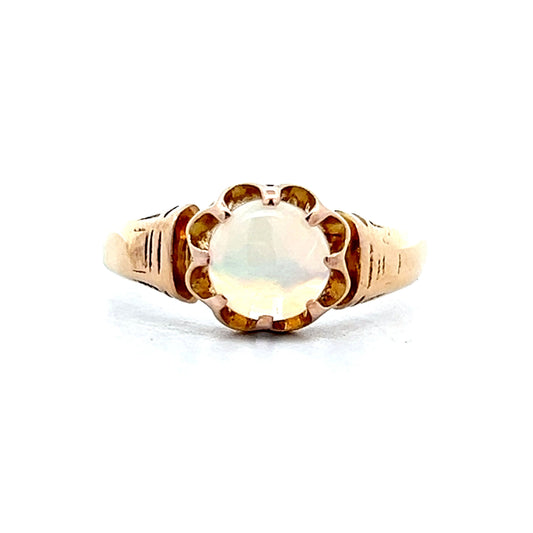 .61 Antique Victorian Opal Ring in 14k Yellow Gold