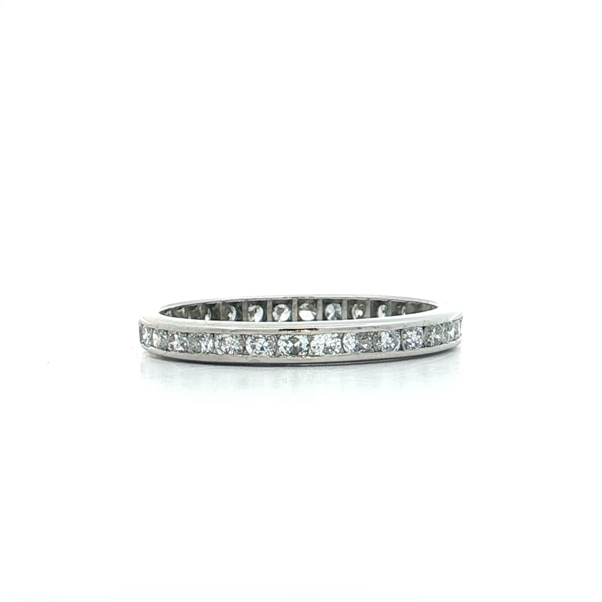 .64 Diamond Eternity Wedding Band in Platinum