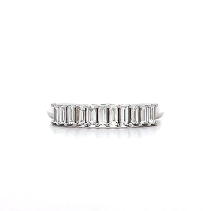 .66 Baguette Cut Diamond Stacking Band in 14k