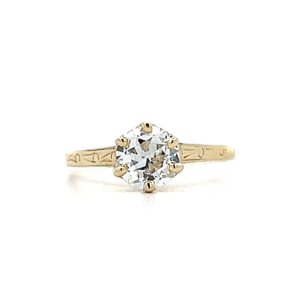 .84 Vintage Art Deco Engagement Ring in 14k