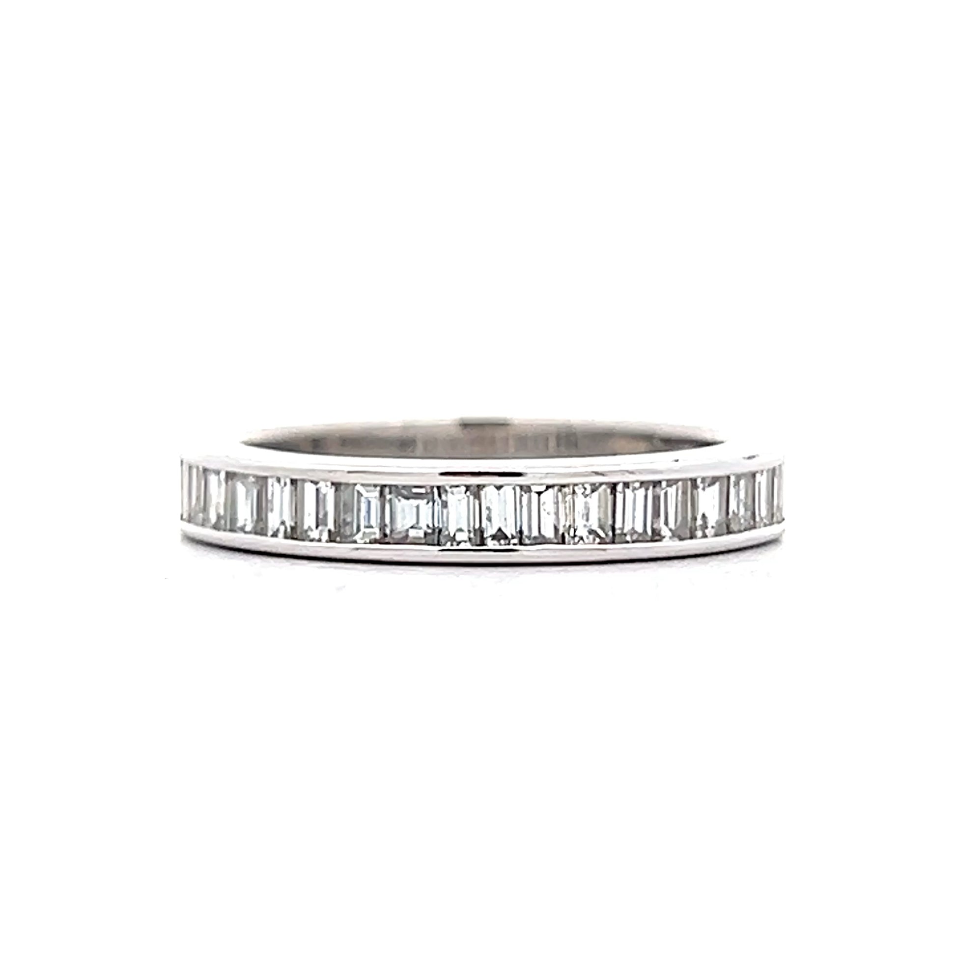 .95 Baguette Diamond Wedding Band in 14k
