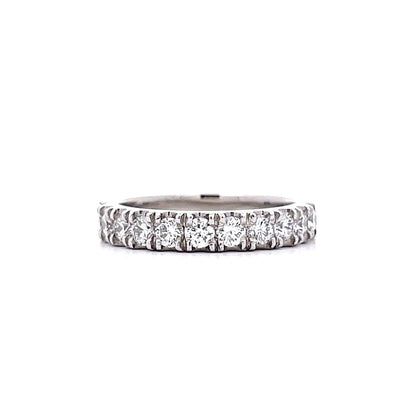 .99 French Set Diamond Band in Platinum