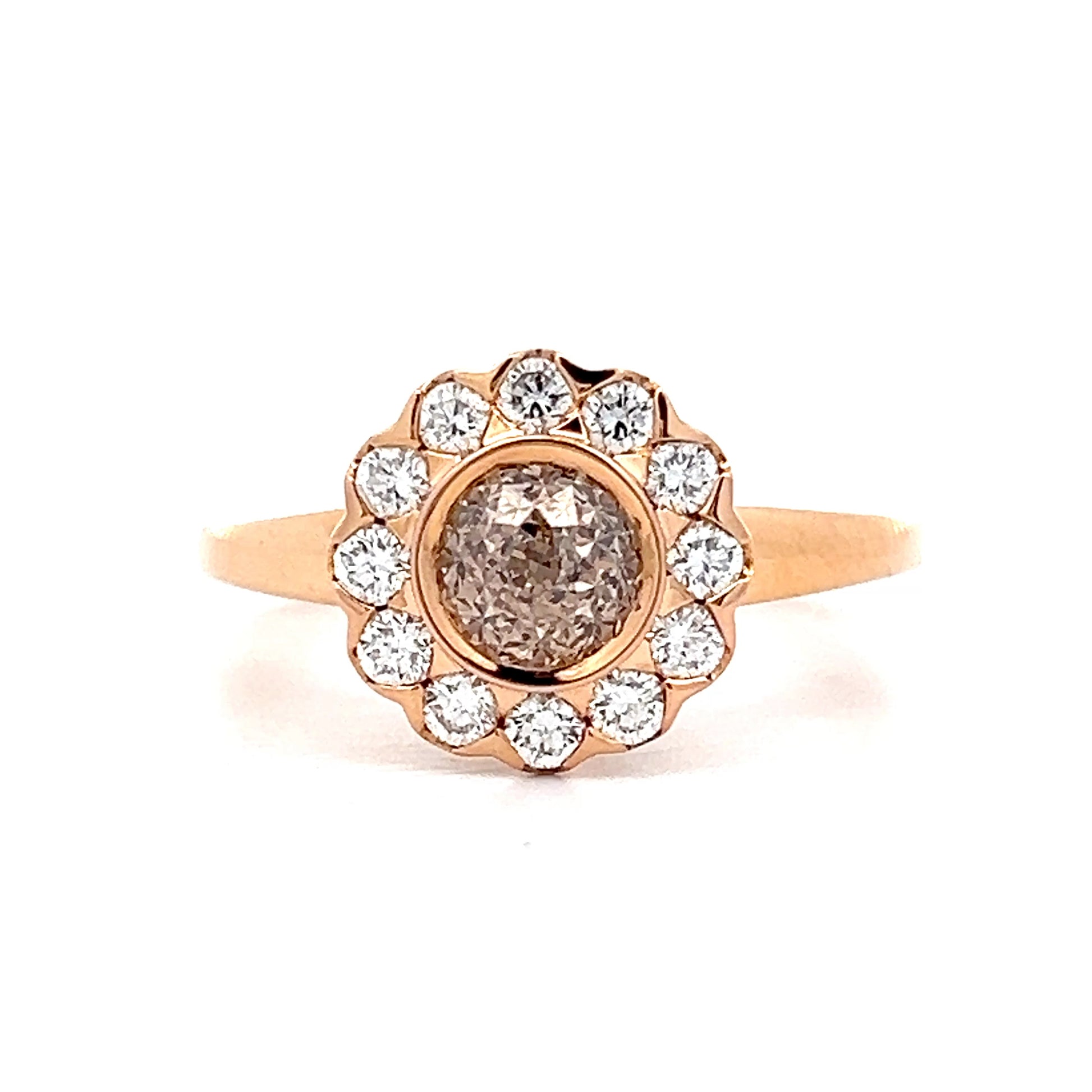 Crown of Light Diamond Engagement Ring in 18k – Filigree Jewelers