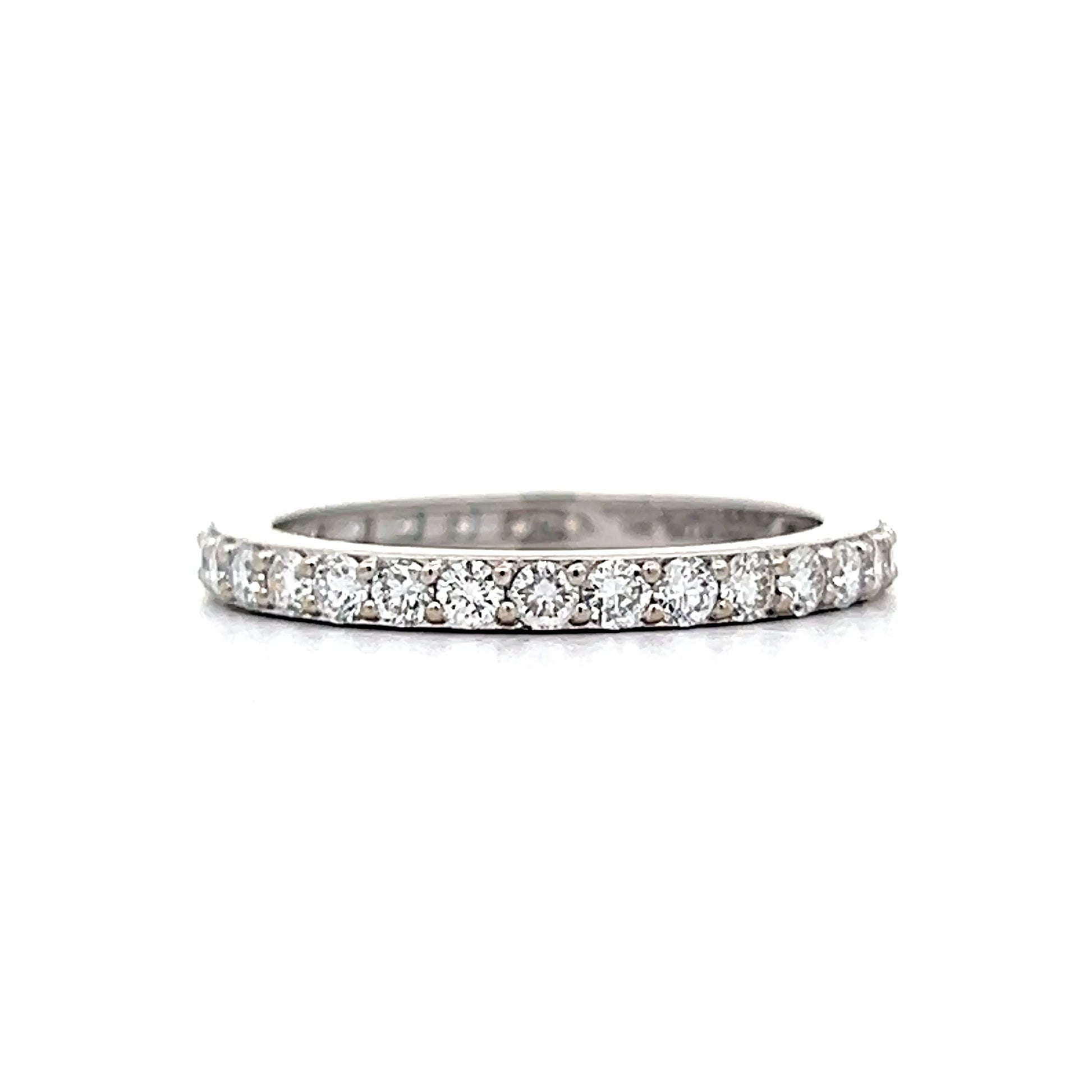 1.02 Diamond Eternity Wedding Band in 18k