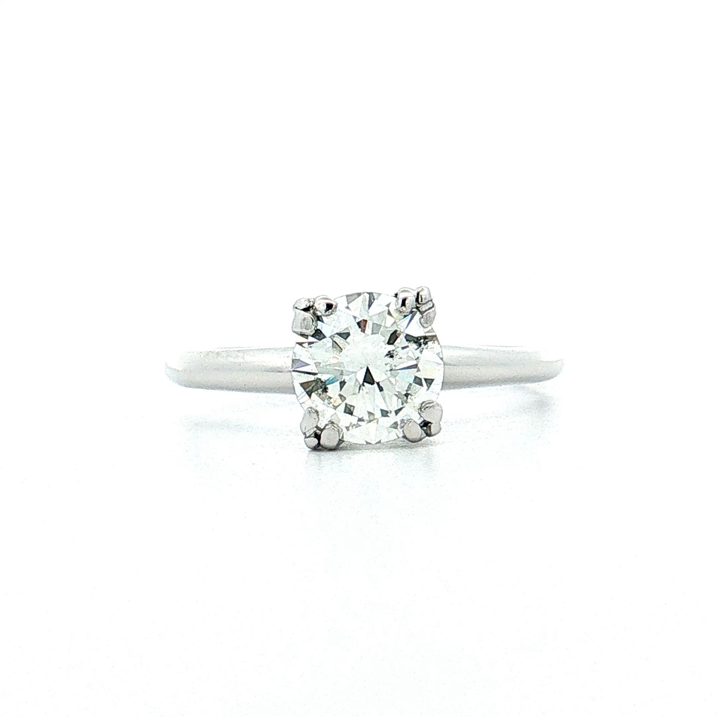 1.06 Transitional Diamond Engagement Ring 14k White Gold