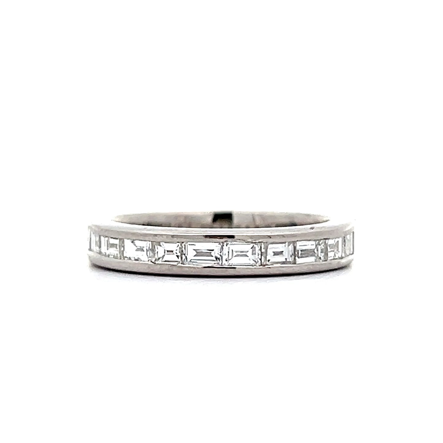 1.07 Baguette Diamond Wedding Band in Platinum