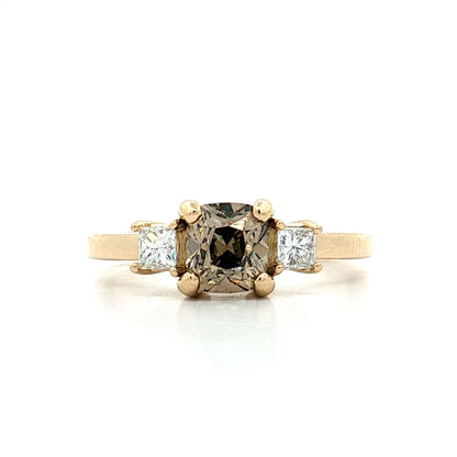 1.08 Fancy Brown Diamond Engagement Ring 14k Rose Gold