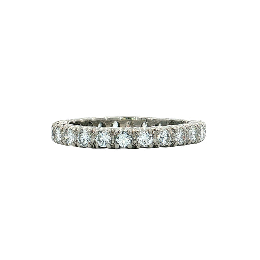 1.20 Diamond Eternity Band 18k White Gold